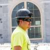 imageKlein Tools 60514 Hard Hat K12 Series Carbon Fiber Full Brim Rechargeable Headlamp Vented Class C Type 1 Spartan