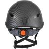imageKlein Tools 60515 Safety Helmet NonVented Class E with Rechargeable Lamp and Chin Strap Premium KARBN Pattern Tested up to 20kVHelmet