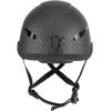 imageKlein Tools 60515 Safety Helmet NonVented Class E with Rechargeable Lamp and Chin Strap Premium KARBN Pattern Tested up to 20kVHelmet