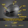 imageKlein Tools 60515 Safety Helmet NonVented Class E with Rechargeable Lamp and Chin Strap Premium KARBN Pattern Tested up to 20kVHelmet