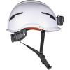 imageKlein Tools 60564 Safety Helmet Type2 Safety Helmet 20kV Protection NonVented Class E WhiteHelmet w  Light