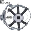 imageKlein Tools CLMBRSPN Safety Helmet Suspension Replacement Part for Klein Tools Safety Helmets with Ratchet Knob and Pivot Adjustment