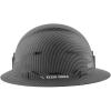 imageKlein Tools Hard Hat NonVented Full Brim Premium KARBN Pattern Class E Tested up to 20kV Padded SweatWicking Sweatband Top PadHard Hat