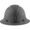 imageKlein Tools Hard Hat NonVented Full Brim Premium KARBN Pattern Class E Tested up to 20kV Padded SweatWicking Sweatband Top PadHard Hat