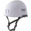 imageKlein Tools 60146 Safety Helmet NonVented Rechargeable Headlamp Tested to Tough Industrial Hard Hat Safety Standards WhiteWhite