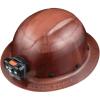 imageKlein Tools 60452 Hard Hat Full Brim Class G KONSTRUCT Series Hard Hat SweatWicking Sweatband Top Pad BrownHard Hat wRechargeable Light
