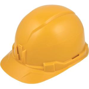 imageKlein Tools 60107RL Hard Hat Rechargeable Headlamp NonVented Cap Style Padded SelfWicking OdorResistant Sweatband Tested up to 20kVYellow