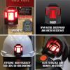 imageKlein Tools 56063 Rechargeable Safety Light with Magnet Red Mounts to Klein Hard Hats and Safety Helmets