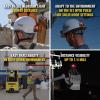 imageKlein Tools 56063 Rechargeable Safety Light with Magnet Red Mounts to Klein Hard Hats and Safety Helmets