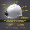 imageKlein Tools 60150 Safety Helmet Vented Rechargeable Headlamp Tested to Tough Industrial Hard Hat Safety Standards White