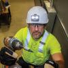 imageKlein Tools 60150 Safety Helmet Vented Rechargeable Headlamp Tested to Tough Industrial Hard Hat Safety Standards White