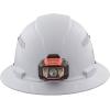 imageKlein Tools 60407 Hard Hat Light Vented Full Brim Style Padded SelfWicking OdorResistant Sweatband White