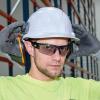 imageKlein Tools 60502 Ear Muffs with Hard Hat Full Brim Attachment 26dB NRR for Construction Manufacturing Maintenance WoodworkingCap Style Compatible