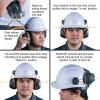 imageKlein Tools 60502 Ear Muffs with Hard Hat Full Brim Attachment 26dB NRR for Construction Manufacturing Maintenance WoodworkingCap Style Compatible