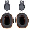 imageKlein Tools 60502 Ear Muffs with Hard Hat Full Brim Attachment 26dB NRR for Construction Manufacturing Maintenance WoodworkingFull Brim Compatible