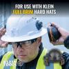 imageKlein Tools 60502 Ear Muffs with Hard Hat Full Brim Attachment 26dB NRR for Construction Manufacturing Maintenance WoodworkingFull Brim Compatible