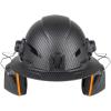 imageKlein Tools 60502 Ear Muffs with Hard Hat Full Brim Attachment 26dB NRR for Construction Manufacturing Maintenance WoodworkingFull Brim Compatible
