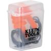 imageKlein Tools 605036 Corded Earplugs 25dB NRR Reusable Orange Ear Protection with Case for Construction Loud Noise Reduction 6Pack6 pair Pack of 1