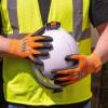 imageKlein Tools 60579 Work Gloves Knit Dipped Cut Resistant ANSI A1 Nitrile Coated Gloves NylonSpandex Touchscreen Capable Small 2PairSmall