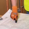 imageKlein Tools 60579 Work Gloves Knit Dipped Cut Resistant ANSI A1 Nitrile Coated Gloves NylonSpandex Touchscreen Capable Small 2PairXLarge