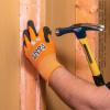 imageKlein Tools 60579 Work Gloves Knit Dipped Cut Resistant ANSI A1 Nitrile Coated Gloves NylonSpandex Touchscreen Capable Small 2PairXLarge