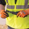 imageKlein Tools 60579 Work Gloves Knit Dipped Cut Resistant ANSI A1 Nitrile Coated Gloves NylonSpandex Touchscreen Capable Small 2PairXLarge