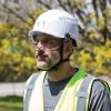 imageKlein Tools VISORCLR Clear Visor for Hard Hat and Safety Helmet Low Profile Impact Rated Anti Fog Scratch Resistant FlipUp UV ProtectionClear