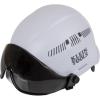 imageKlein Tools VISORCLR Clear Visor for Hard Hat and Safety Helmet Low Profile Impact Rated Anti Fog Scratch Resistant FlipUp UV ProtectionGray Tint