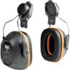 imageKlein Tools 60502 Ear Muffs with Hard Hat Full Brim Attachment 26dB NRR for Construction Manufacturing Maintenance WoodworkingCap Style Compatible