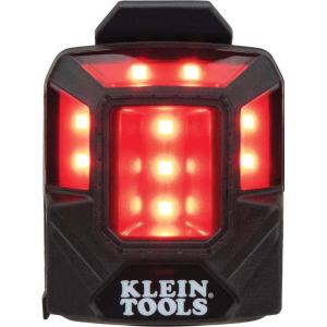 imageKlein Tools 56063 Rechargeable Safety Light with Magnet Red Mounts to Klein Hard Hats and Safety Helmets