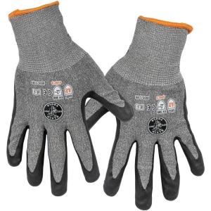 imageKlein Tools 60197 Work Gloves CutResistant Gloves ANSI Rated A2 Touchscreen XLarge 2PairLarge Pack of 2