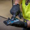 imageKlein Tools 40233 Wire Pulling Gloves Extra Grip Work Gloves with Thumb Reinforcements and Grip Patches on Palm and Fingertips LargeExtra Large