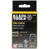 imageKlein Tools 450003 Heavy Duty Staples Made in USA 1932 x 1132Inch Insulated Staples for Romex and Other Cables for Klein Tools Stapler No 45010014Inch Insulated Staples