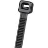 imageKlein Tools 450200 Cable Ties 50Pound Tensile Strength Heavy Duty Nylon Cable Zip Ties Indoor  Outdoor Use 775Inch Black 100Piece115Inch