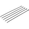 imageKlein Tools 450200 Cable Ties 50Pound Tensile Strength Heavy Duty Nylon Cable Zip Ties Indoor  Outdoor Use 775Inch Black 100Piece115Inch