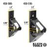 imageKlein Tools 450510 2Inch JHooks Cable Management System with Lockable Latch for Extension Cords Conduit Fiber Ethernet Cables 6Piece1Inch Hook