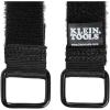imageKlein Tools 450600 Cable Organizer Hook and Loop Cinch Strap Ties Includes 2 6Inch 2 8Inch 2 14Inch Straps Black