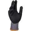 imageKlein Tools 60589 Work Gloves Knit Dipped Cut Resistant ANSI A4 Nitrile Coated Gloves HPPE Fabric Touchscreen Capable Fingertips Large 2PairSmall