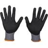 imageKlein Tools 60589 Work Gloves Knit Dipped Cut Resistant ANSI A4 Nitrile Coated Gloves HPPE Fabric Touchscreen Capable Fingertips Large 2PairSmall