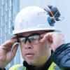 imageKlein Tools 80146 Vented Full Brim Hard Hat with Earmuff Attachment fits Klein Tools Full Brim Hard Hats 26dB Noise Protection 2Piece
