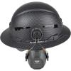 imageKlein Tools 80146 Vented Full Brim Hard Hat with Earmuff Attachment fits Klein Tools Full Brim Hard Hats 26dB Noise Protection 2Piece