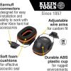 imageKlein Tools 80146 Vented Full Brim Hard Hat with Earmuff Attachment fits Klein Tools Full Brim Hard Hats 26dB Noise Protection 2Piece