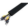 imageKlein Tools 450330 Cable Management Sleeve Cord Management for Home Office or Job 134Inch Max Diameter 3Foot Length Black 2Pack175 Sleeve 2Pack
