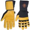 imageKlein Tools Work Gloves Durable Soft Grain Leather Lineman Gloves with Padded Knuckles
