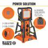 imageKlein Tools 29610 PowerHub 6 Surge Protected Covered 15A Outlets 5000 Lumen Work Light 4 USB Ports Builtin GFCI Overcurrent Protection