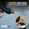 imageKlein Tools 56402 LED Light Cap Visor Clip Light has Pivoting Head 2xAAA Batteries for Work Running Outdoor Hiking Camping Fishing