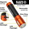 imageKlein Tools 56412 Rechargeable LED Flashlight with Flood Light 500 lumens USBC Rechargeable Pocket Clip Magnet for Professional Work