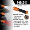 imageKlein Tools 56413 Rechargeable 2Color LED Flashlight Holster Spotlight Floodlight Red LED 1000 Lumens USB Cable Camping HuntingFlashlight