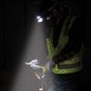 imageKlein Tools 56414 Rechargeable 2Color LED Headlamp Fabric Strap Spotlight Floodlight Red LED 800 Lumens USB Cable Camping RunningFLASHLIGHT