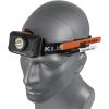 imageKlein Tools 56414 Rechargeable 2Color LED Headlamp Fabric Strap Spotlight Floodlight Red LED 800 Lumens USB Cable Camping RunningFLASHLIGHT